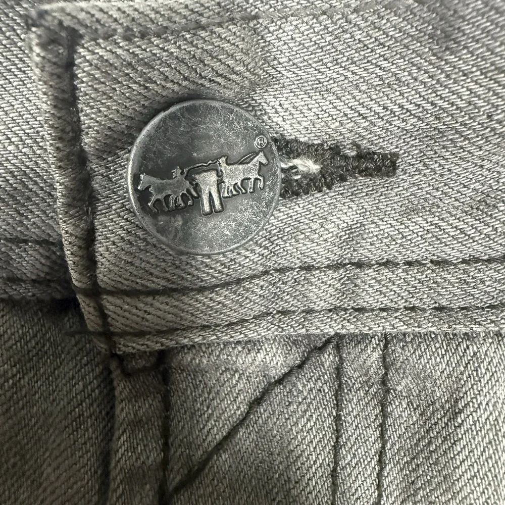 Levi's 511 Jeans Men 32x32 Gray Zipper Back Pocket Utility Skinny Fit Streetwear